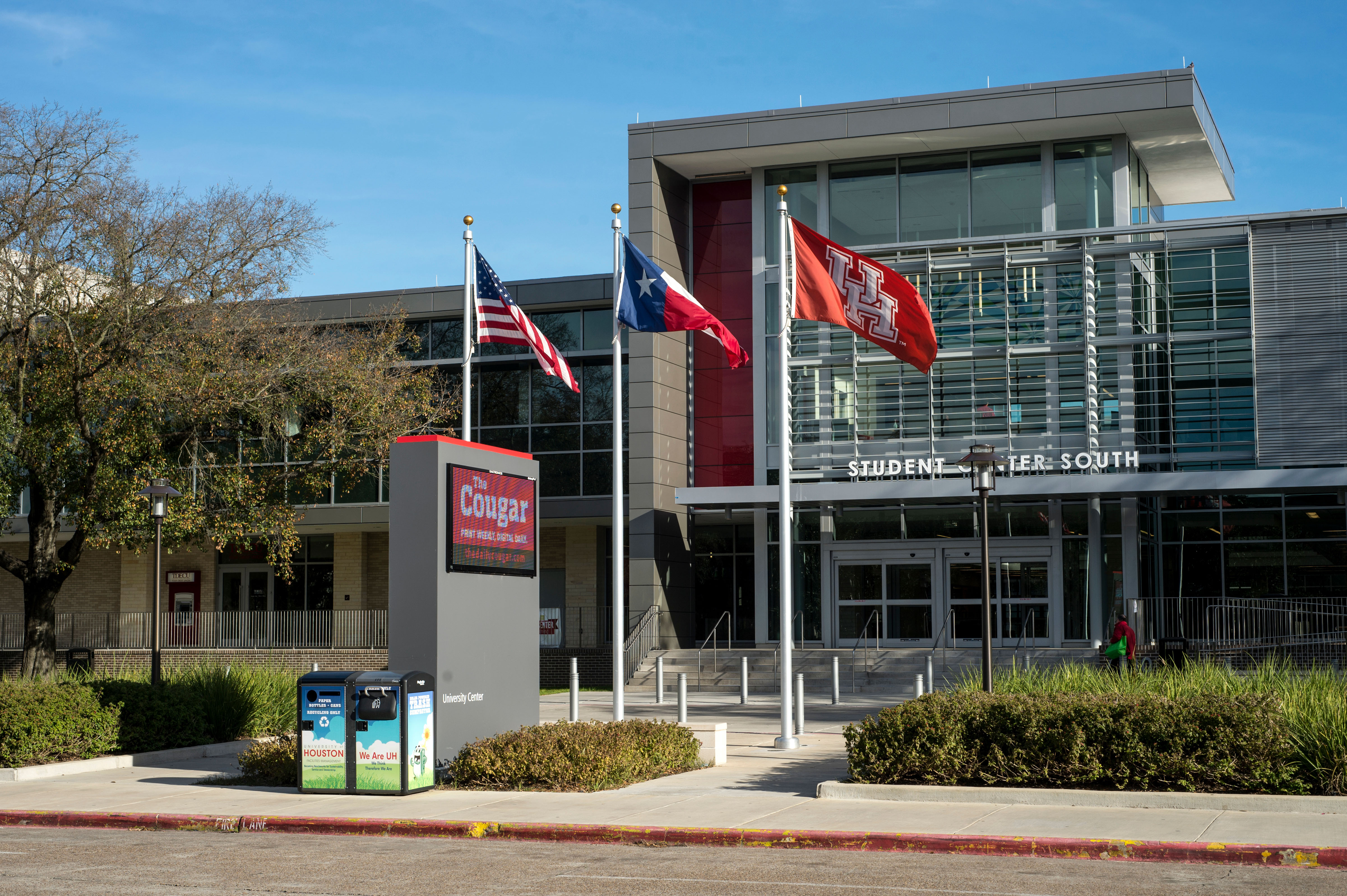 Student Center on the campus of the University of Houston